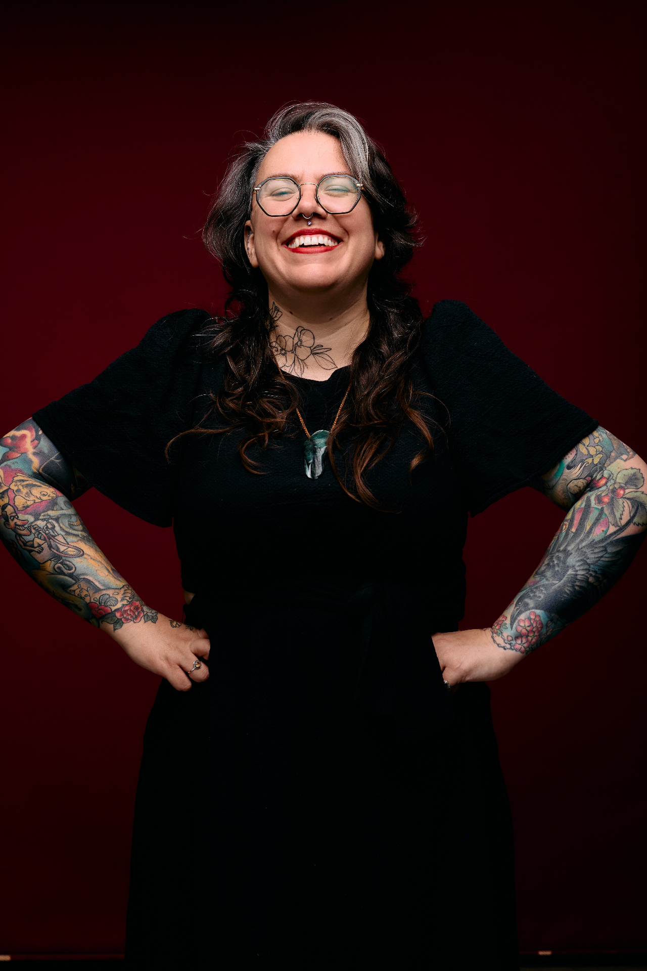 Tamara Buckland laughing